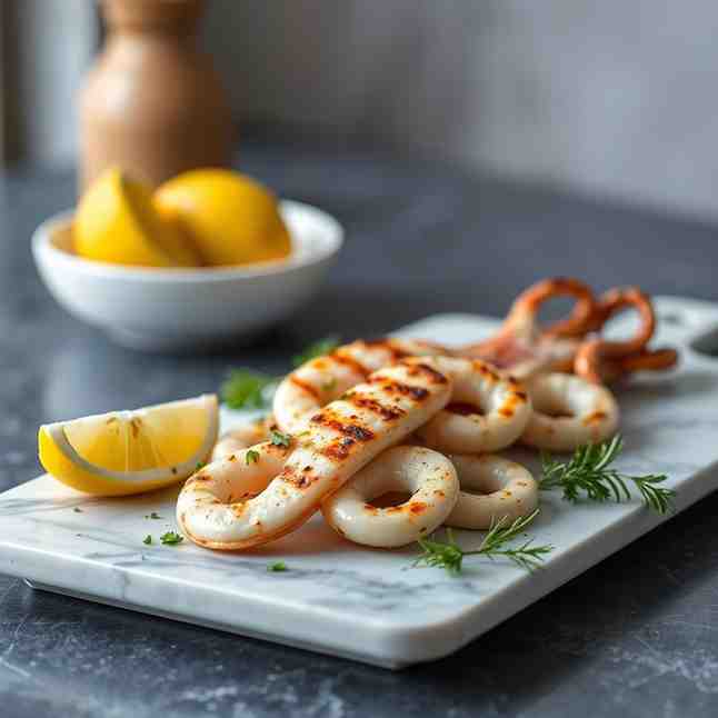 Grilled Squid Recipe - Best Fish to Cook at Home, Healthy & Easy